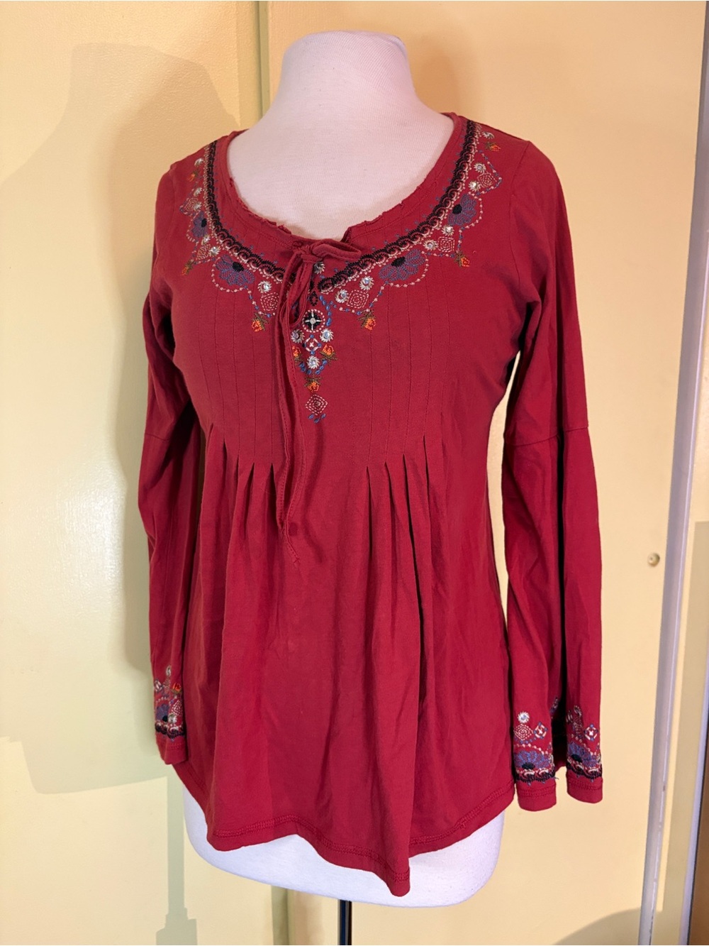 RXB Embroidered Tunic Women’s Peasant Top